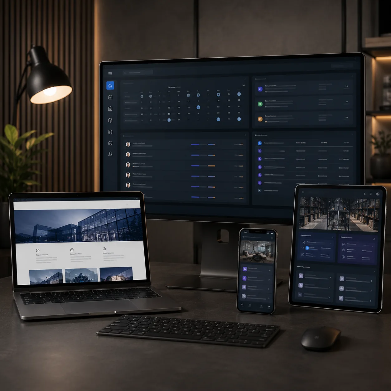 Case study workspace with custom software systems, workflow state, and implementation proof.