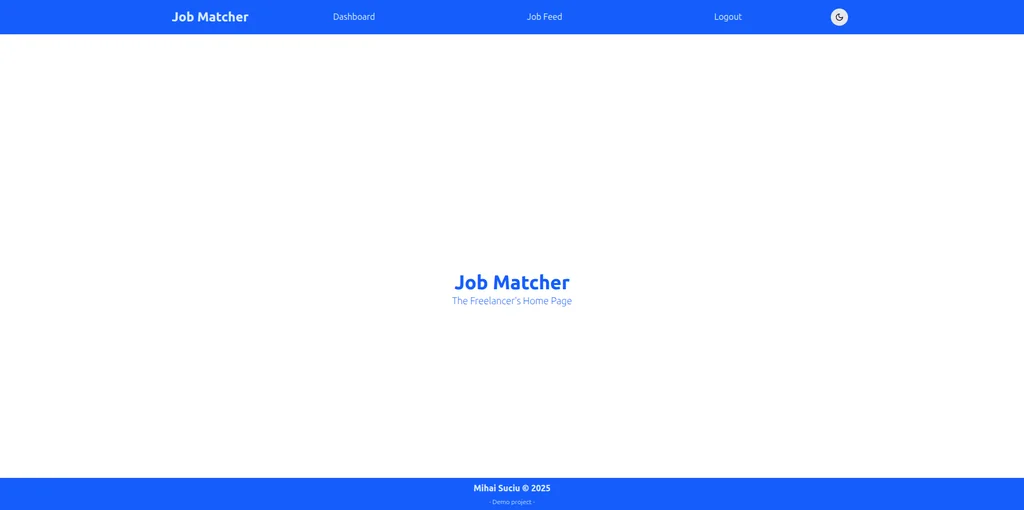 JobMatcher: Contract-to-Payment State System Screenshot
