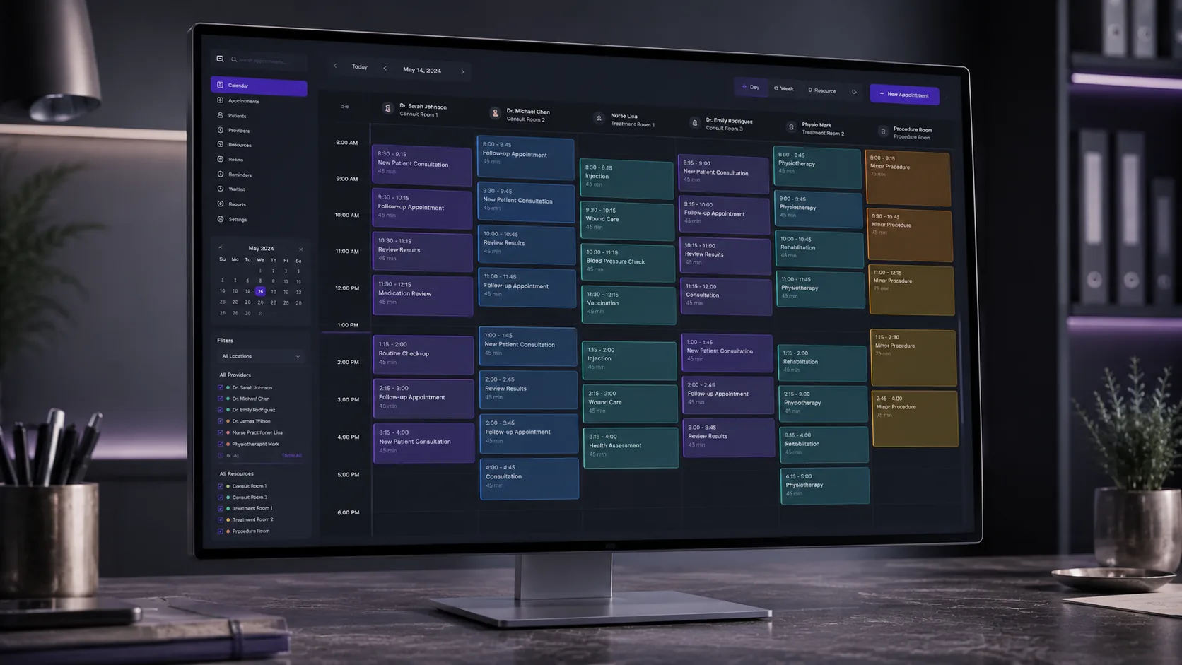Scheduling And Booking Software abstract representation